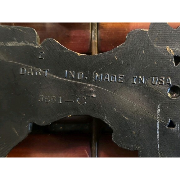 Mid Century Gold Skeleton Key Pair Wall Decor Hollywood Regency DART Ind. - Picture 8 of 8